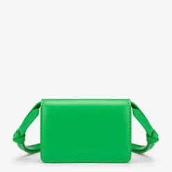 Clutch with decorative lock of the same color - WAL 0337