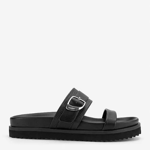 Block heel sandals with woven straps